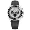 Męskie klasyczne zegarki 40 mm Master Master Automatyczne zegarek mechaniczny Sapphire Model Folding Luksusowe zegarki zegarkowe/gumowe zegarki