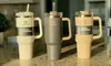 40oz stainless steel tumbler with Logo handle lid straw big capacity beer mug bottle powder coating outdoor camping cup va5496930