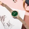 Montres-bracelets 2023NAVIFORCE femmes montre vert le visage Quartz dame étanche montre-bracelet or Rose en acier inoxydable