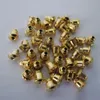 1000pcs/lotto Oregere d'orecchio in argento Gold Stoppers Bullet guadagna tappi per le orecchie Accessori per gioielli Accessori 3 colori all'ingrosso Prezzo