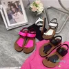 Women Sandals Hollow out Flat Slippers Sandal Studded Girl Shoes Jelly Platform Slides Lady casual Flip Flops 35-41