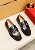 2023 Men Formele Business Brogue Dress Shoes Heren Brand Crocodile Casual Loafers Echt lederen trouwfeestjes Maten 38-45