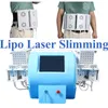 آلة ليزر ليزر محمولة غير قابلة للتخزين 12 منصات الشحوم الدهون المحترقة حرق الوزن معدات إزالة الشحوم السيلوليت معدات السيلوليت