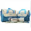 Sacs à couches momie bébé sac à dos avec station à langer pliante sac de maman portable sangles de poussette pour voyage L Dhnid