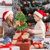 Poupées en peluche Arbre de Noël Jouets en peluche électriques Drôle Chant Danse Musique Arbre de Noël Poupée Jouet pour Fille et Garçon Cadeaux Navidad Noel Decor 230227