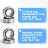 Yoyo yoyo подшипник набор 12 yoyo strings 8 силиконовые прокладки 2 10 Ball Unrespence Warning 2 узкий C -отзывчивый подшипник 4yoyo ось 230227