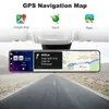 تحديث OBEPEAK D91 12 "Car DVR مرآة الرؤية الخلفية 4G Android 8.1 Dash Cam GPS Navigation ADAS Full HD 1080P Car Video Camera Recorder DVRS Car DVR