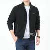 Herrjackor Autumn Winter Fleece Jacket Men's Casual Quick Dry Bomber Cardigan Coats 4xl 5xl Solid Color Top