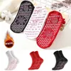 Men's Socks Selfheating Socks Men Women Foot Massage Magnetic Therapy Health Heated Socks Nonslip Dots Relieve Tired Winter Warm Equipment Z0227