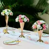 Decristores de velas Decoração de casamento Vaso de metal Pias de mesa de mesa Stand Stand Ornamentos para o evento de aniversário da cerimônia de aniversário da festa