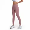 designer yoga donna leggings pantaloni estate allineare legging lu vita alta Elastico palestra Fitness Sport all'aria aperta indossare in generale pieno stretto R9XM #