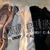 Kadın Hoodies Sweatshirts Mektup Nakış Kadınlar Harajuku Gevşek Uzun Kollu Zip Yukarı Kadın Y2K Punk Kapşonlu Ceket Sokak Giysileri 230228