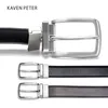Belts Belt Luxury Leather Belt Men Brand Real Leather 35mm Reversible Buckle Belt Black Brown Designer Belt For Men High Quality Z0228