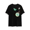 2023ss lente en zomer t shirt pure katoenen stof os versie ronde nek korte mouwen dames heren van hoge kwaliteit heren t-shirt casual k409d