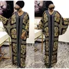 Roupas étnicas Design africano Dashiki Dress for Women Women Beading Abaya Bandage Maxi Bazin Vintage Longa Longa Vestidos de Robe Africa Sexy Lady Party 230227