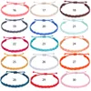 New Fashion Handmade Rope Wrap Chain Bracelet Vsco Girl Lucky Friendship Colorful Boho Braided Adjustable Wristband Jewelry Accessories For Women and Girls