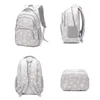3 PCS/Set Children's Backpacks School for Girls Bags Lunchagem adolescente Criança com lápis Case 2023 preto 230223