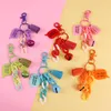 Kleryki Kreatywne akrylowe łańcuch w kształcie litery U Klucz mody dziewczyna torba akcesoria