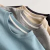 Women Dwuczęściowe spodnie Wygodne czyste bawełniane haftowany mały trójkąt garnitur 6 -punktowy Sweter szerokopasmowy 4 -punktowe spodni Twopece Set 230228