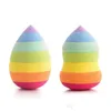 Sponges Applicators Cotton Cute Makeup Sponge Blender Rainbow Gourd Waterdrop Foundation Powder Cosmetic Puff Tools Face Exfoliat Dhm9U