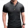 Polo da uomo Polo da uomo Camicia a maniche corte da uomo Moda Abbigliamento casual estivo Abbigliamento da lavoro da uomo Respira la camicia leggera e sottile 230228