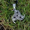 Pendentif Colliers 12pcs Corne d'Odin Viking Symbole Avec Loup Ornement ProtectionPendentif