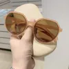 Солнцезащитные очки All-Match Fashion Trending Personality Round Rame Ins Candy Color Big Glasses Accessories