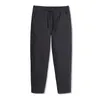 Pantaloni da uomo Pantaloni Harem larghi Pantaloni con cravatta in cotone Piedi Pantaloni Sport Tuta alla moda Uomo Casual Ispessito largo