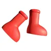 2023 Big Boots Red Designer Astro Boy Cartoon Boot dans la vraie vie en caoutchouc lisse Round Toe Fantasy Magic Shoes for Men Women 5033863
