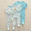 Bébé fille barboteuse né dors-bien fleur bébé barboteuses infantile bébé vêtements à manches longues né combinaisons bébé garçon pyjamas 230228