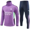 22 23 Real Madrids Trainingsanzug Trikots Fußball-Trainingsanzug Trikot Fußball Benzema Tuta Madrids Survêtement Fuß Futbol Chandal Jogging Männer Kinder KI 555