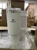 40oz stainless steel tumbler with Logo handle lid straw big capacity beer mug bottle powder coating outdoor camping cup va5496930