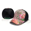 Tasarımcı şapkası Beyzbol şapkası Çiçekli bitki hayvan baskı caquette lüks Klasik Kapaklar Mektup Moda Kadınlar ve Erkekler güneşlik Şapka Spor Topu Kapakları Açık Hava Seyahati hediyesi
