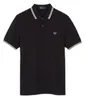 Designer polos mäns polo skjorta klassiska polos män lyx polo casual mens t shirt vete stil tryck smal montering kort ärm lapel tee fasta färg skjortor