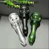 Accessoires pour fumeurs nouvelle Europe et Americaglass pipe barboteur pipe eau Verre bong Pipe de crâne en verre creux coloré