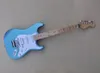 Guitarra elétrica azul com floyd rose bordo braçadeira pode ser personalizada como solicitação