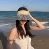 Wide Brim Hats Leopard Print Cap female Summer woman hat Golf cap Summer hat beach hat Straw hat Women's visor Cap for girls visor sun hat G230227