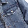 Männer Jacken Baumwolle Denim Jacke Männer Casual Einfarbig Revers Einreiher Jeans Herbst Schlanke Qualität Herren