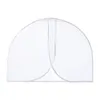 Storage Bags Home Fashion 1pc Solid PEVA Short Clothing Hanging Household Transparent Bag Cover Decoration Accessories