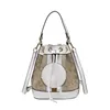 Brand Women's Messenger Borse Borse Nuova borsa per secchio coulisse Makaron Jacquard Mini tote Bag229t