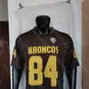 Nowe koszulki piłkarskie koszulki piłkarskie NCAA College Western Michigan WMU Football Jersey Corey Davis Kawa Rozmiar S-3xl Wszystkie zszyte haft