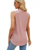 Vrouwen shirts zomer casual zakelijk werk blouses v nek tanktops mouwloze losse tees