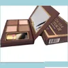 Confezione regalo Abbronzanti Evidenziatori Kit contorno cacao Palette Colori nudi Cosmetici Correttore viso Trucco Ombretto al cioccolato Dh1Ns