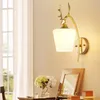 Personalidade criativa da lâmpada de parede estilo nórdico Antler europeu Led a cabeceira da sala de estar interna de fundo