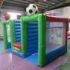 Free Ship Outdoor playhouse Activities commercial 3 in 1 giant inflatable football soccer sport game for sale