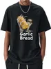 T-shirt maschile per pane all'aglio Maglietta grafica vintage 100% cotone quando la tua mamma com hom n maek hte unisex donne estive magliette sciolte streetwear 230228