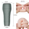 Masturbadores Masturbadores Masculinos para Homens Vagina Vacuum Pocket Pussy Vaginator Endurance Exercise Masturbation Sex Toys Vibrator Masturb Cup L230228