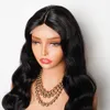 Body Wave 13x4 Transparent Lace Front Human Hair Wigs for Black Women Brazilian Virgin Human Hair 4x4 Closure Wigs with Baby Hair Pre Plucked Natural Color
