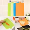 Non-slip Kitchen Plastic Chopping Blocks Vegetable Fruits Bread Cutting Boards Flexible Vegetable Meats Food Chopping Board BH8354 TQQ