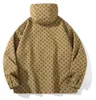 B imprimer veste coupe-vent à capuche zippé surdimensionné hommes veste de créateur printemps manteaux pour hommes